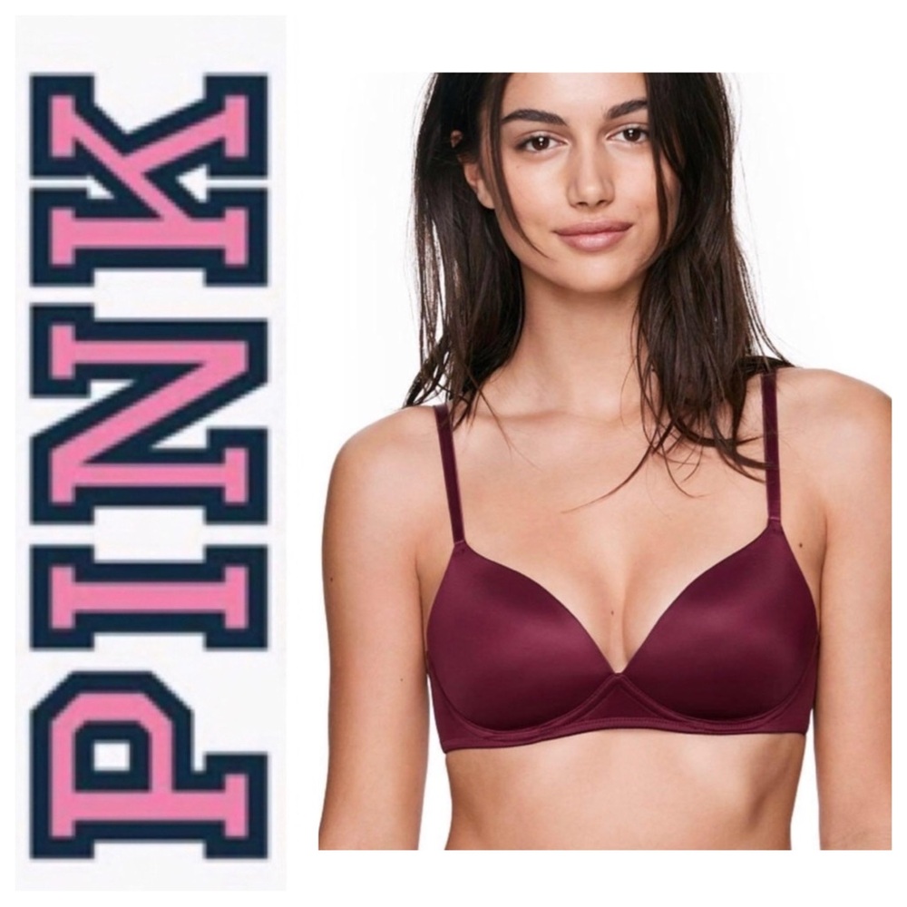 NWOT. VICTORIAS SECRET PINK WEAR EVERYWHERE PUSH UP BRA 34B